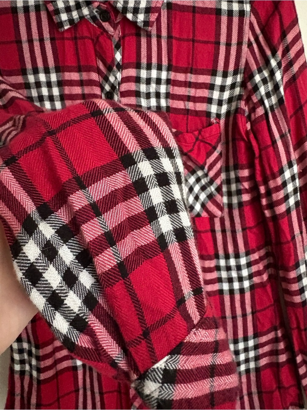 Rails Red Plaid Button-Down Shirt for Girls - Picture 3 of 9